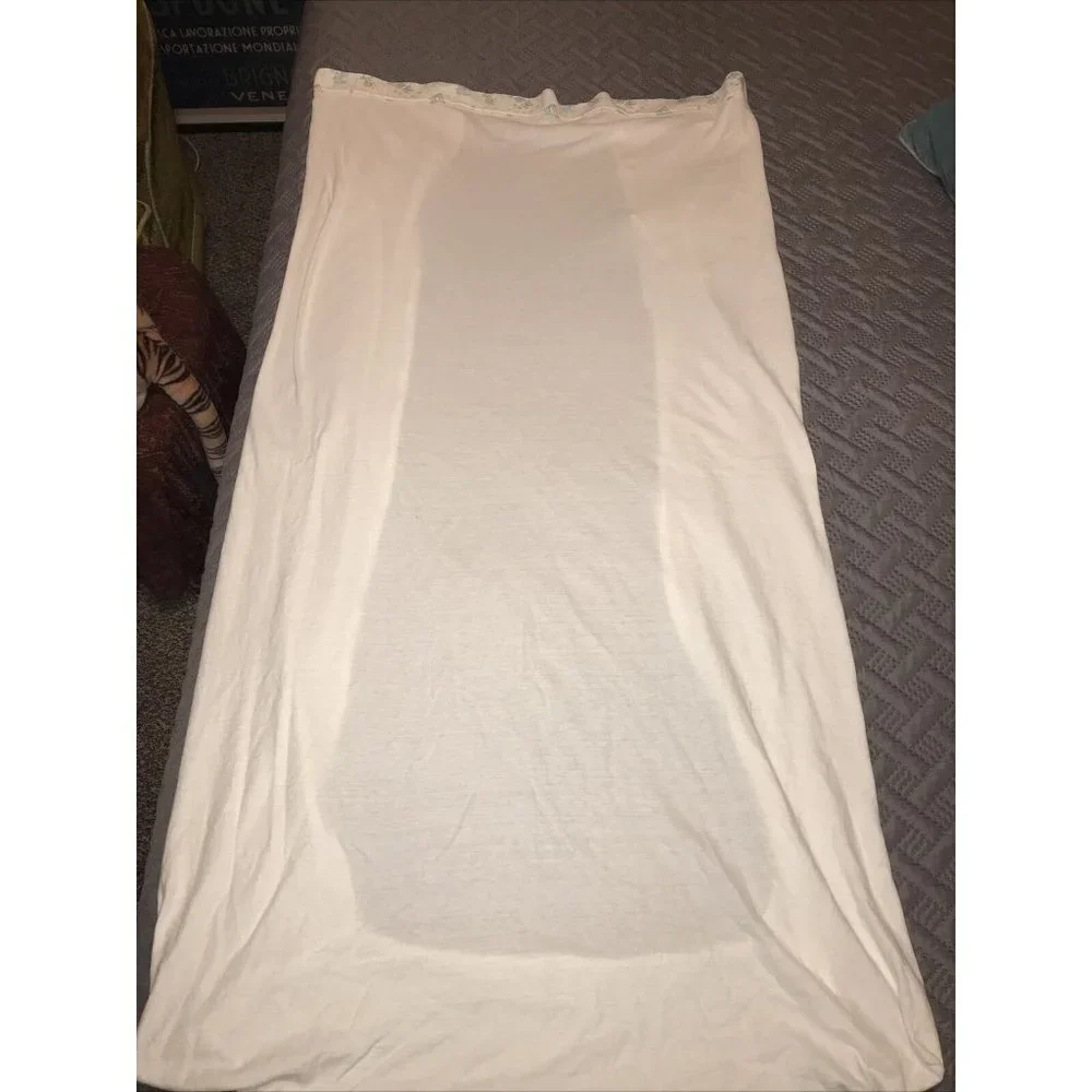 Vtg CARTERS Pastel Blue Green Nursery Rhymes Crib Top Sheet 2 Fitted Corners